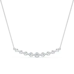 14K Bar Diamond Necklace / Pendant