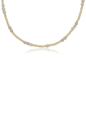 15" Choker Hope Unwritten Gemstone - Riverstone