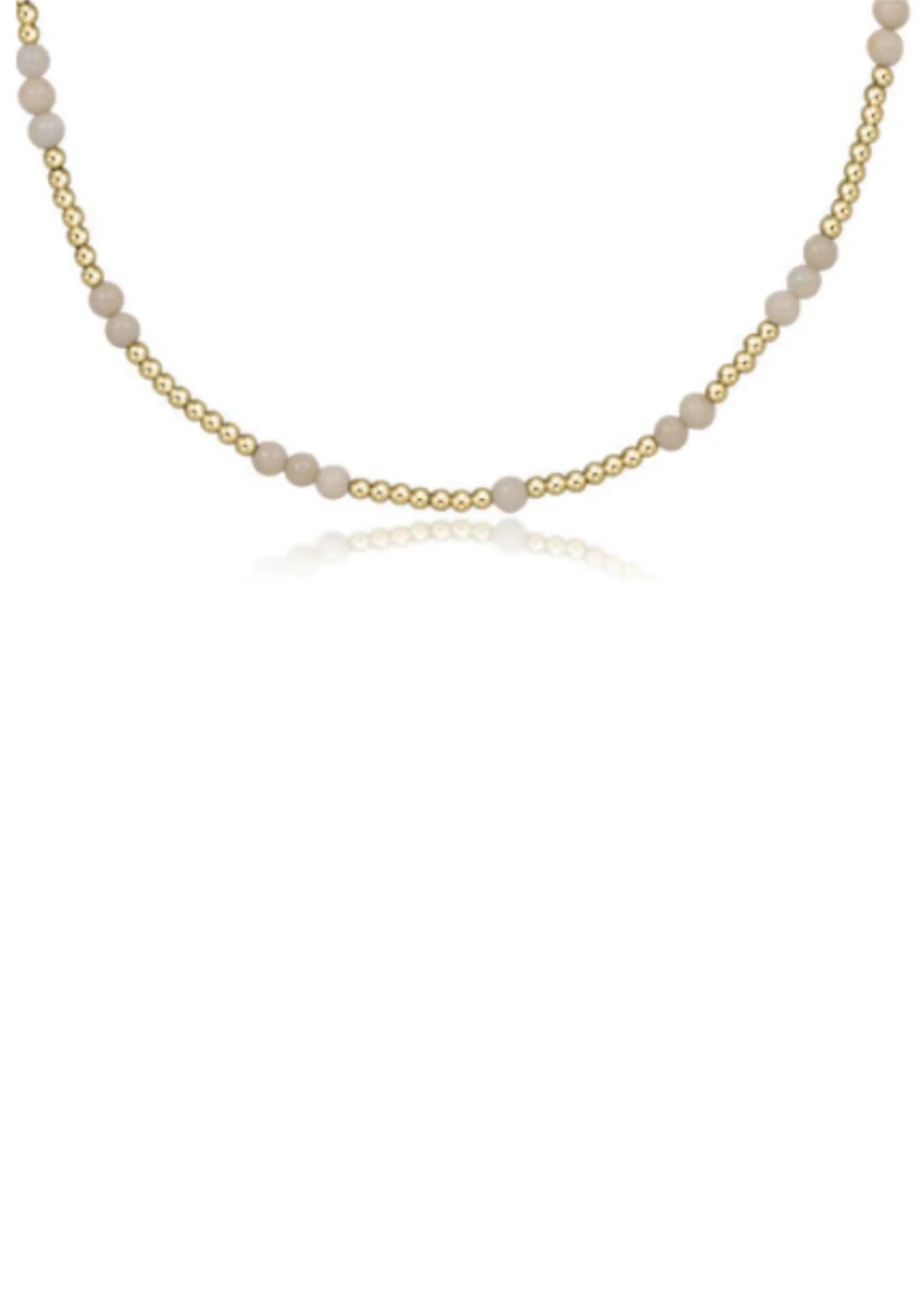 15" Choker Hope Unwritten Gemstone - Riverstone