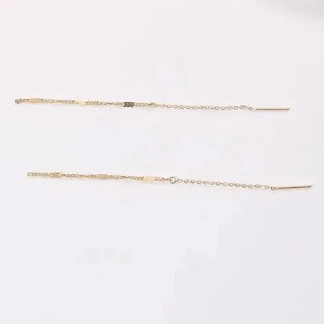 18K Gold-Filled Long Threader Earrings