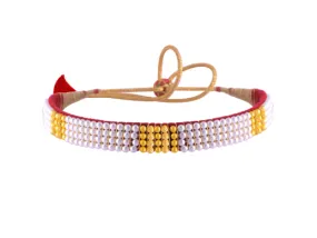 22k Opulent Tushi Gold & Pearl Choker