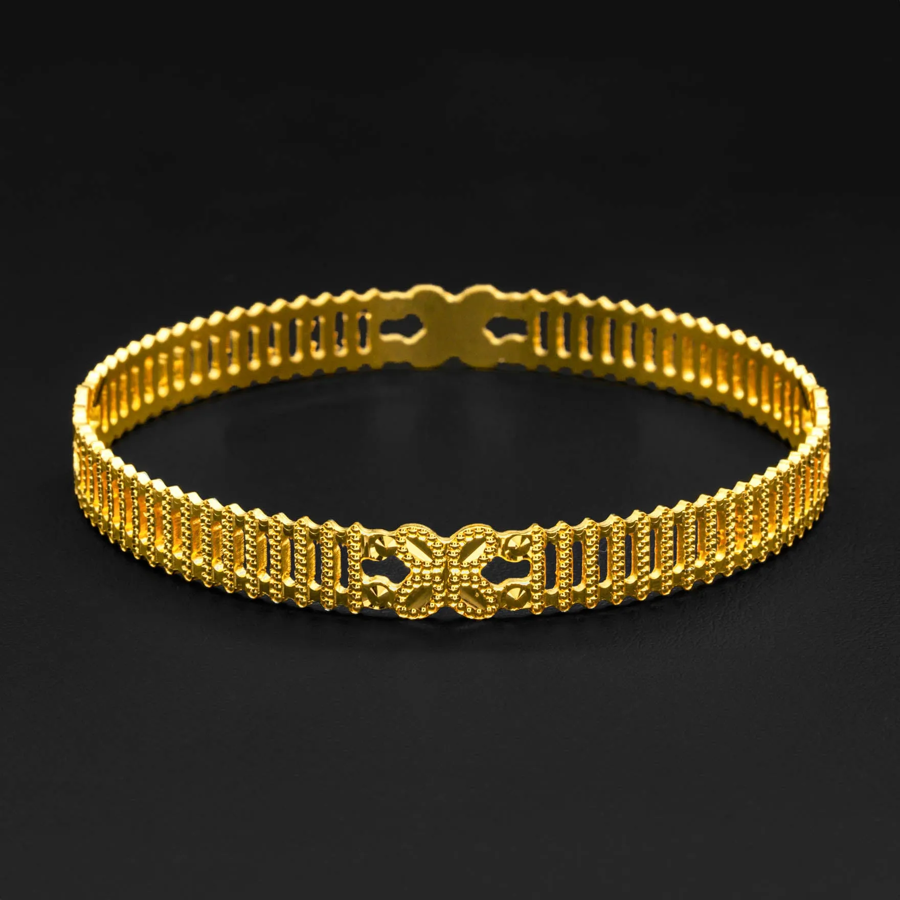 24ct Heavy Gold Plated Bijouterie Baydaoui Bangle PGB56-022