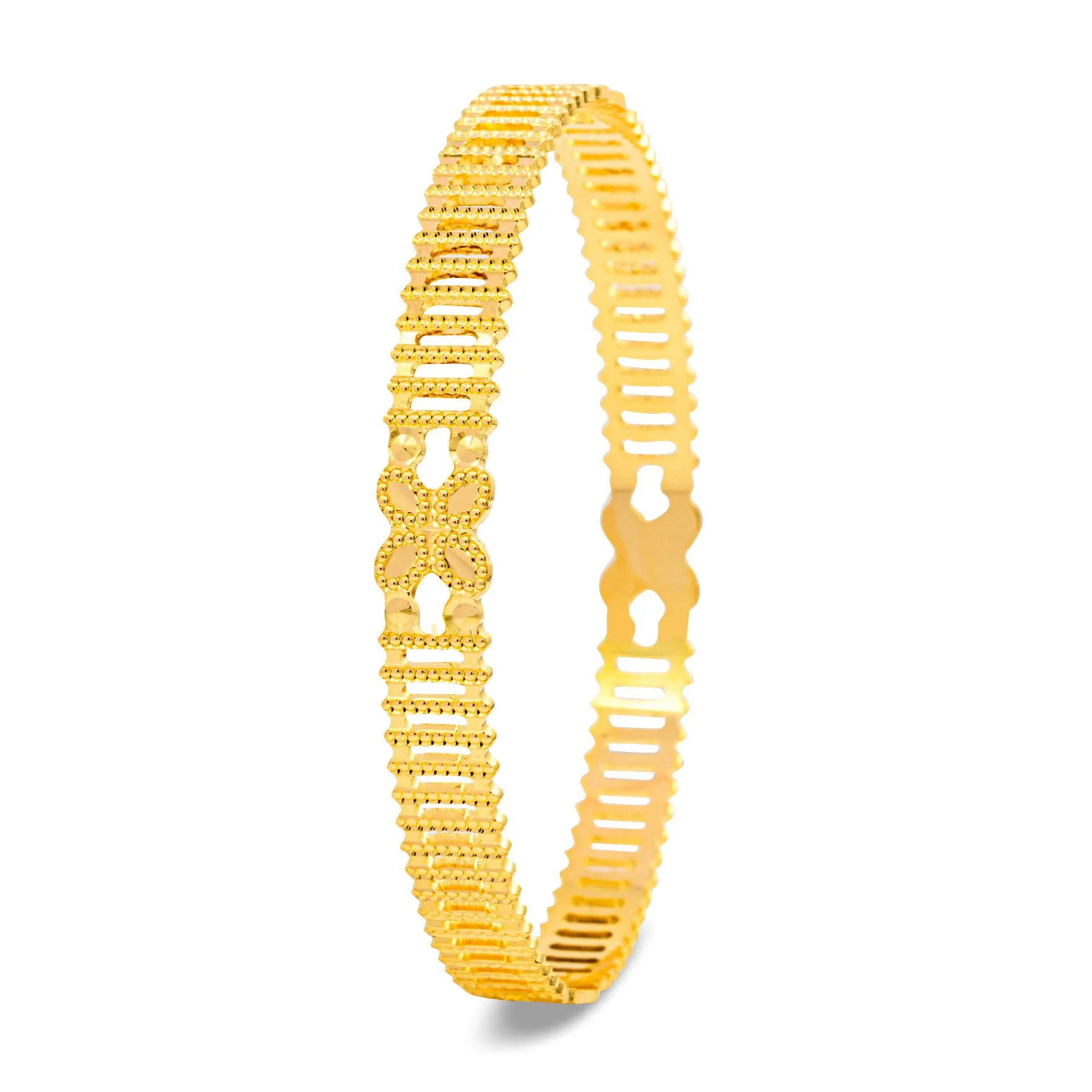 24ct Heavy Gold Plated Bijouterie Baydaoui Bangle PGB56-022