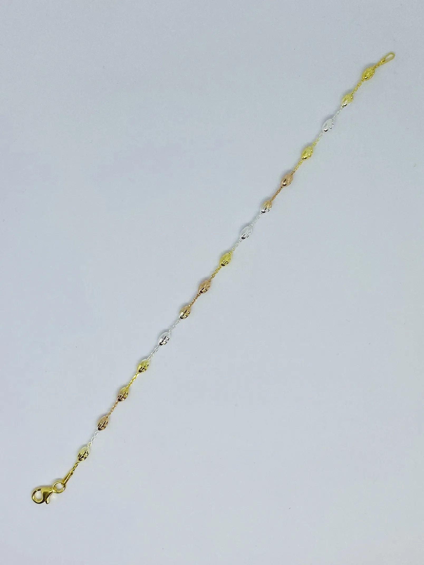 925 Silver & Rose Plated Bracelet AL101B