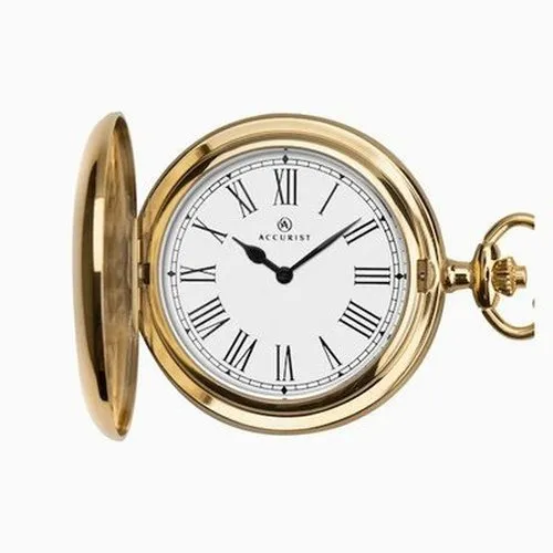 Accurist Men's Gold Pocket Watch