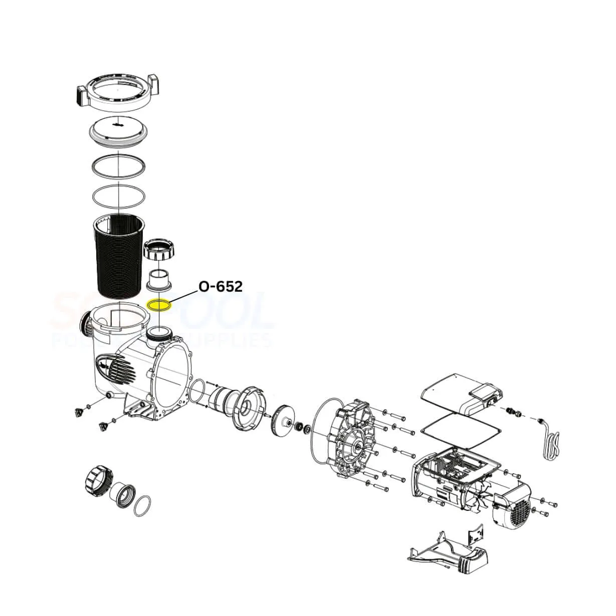 Aladdin Union O-Ring For Jandy ePump and Stealth Pumps | R0446400 | O-652