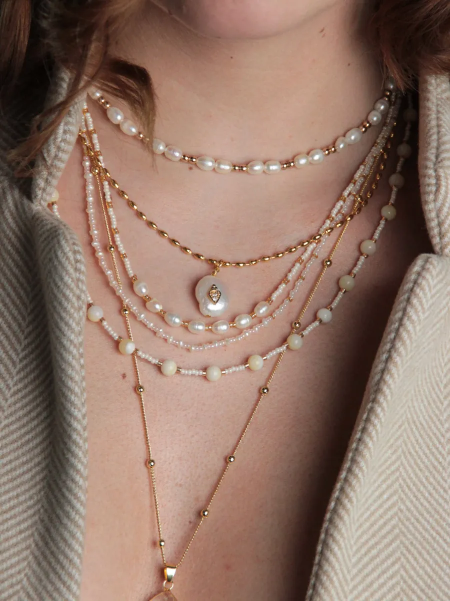 ALBA choker - Cultured pearls 