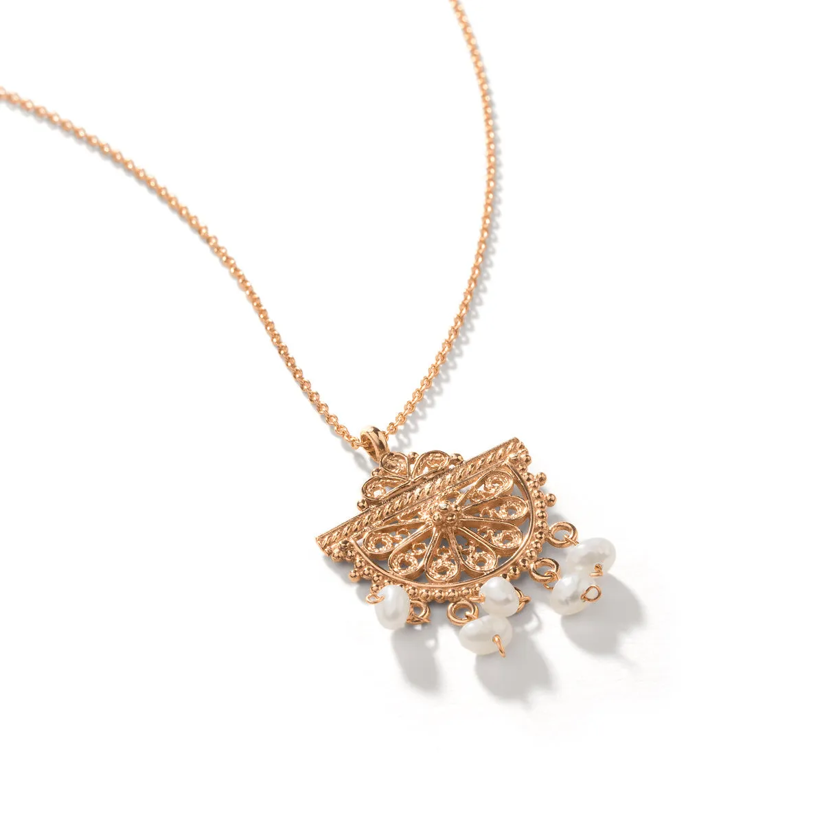 Alia Pearl Chain Necklace