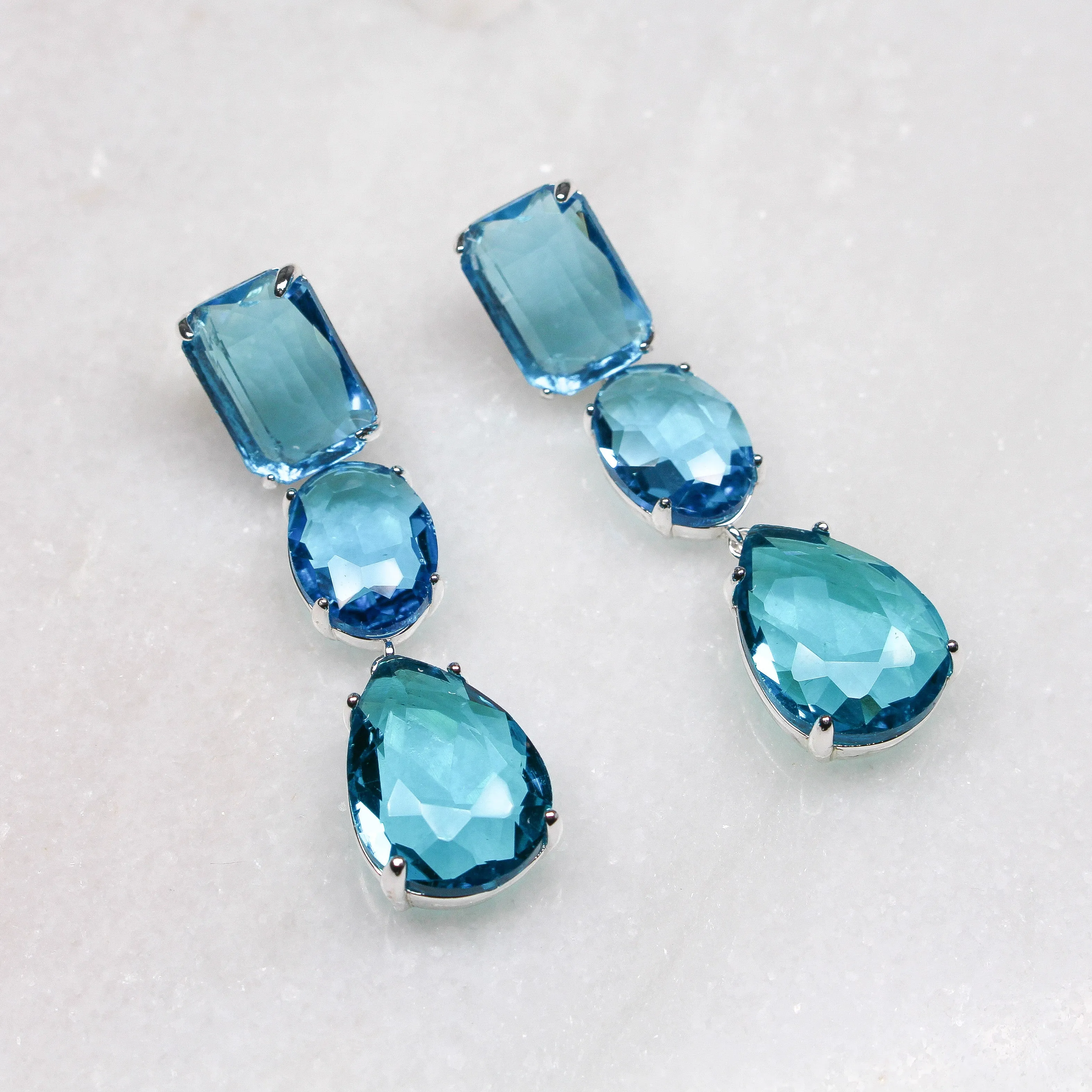 AMALFI EARRINGS BLUE