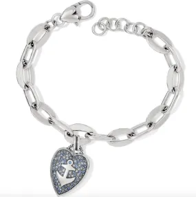 Anchor And Soul Link Bracelet