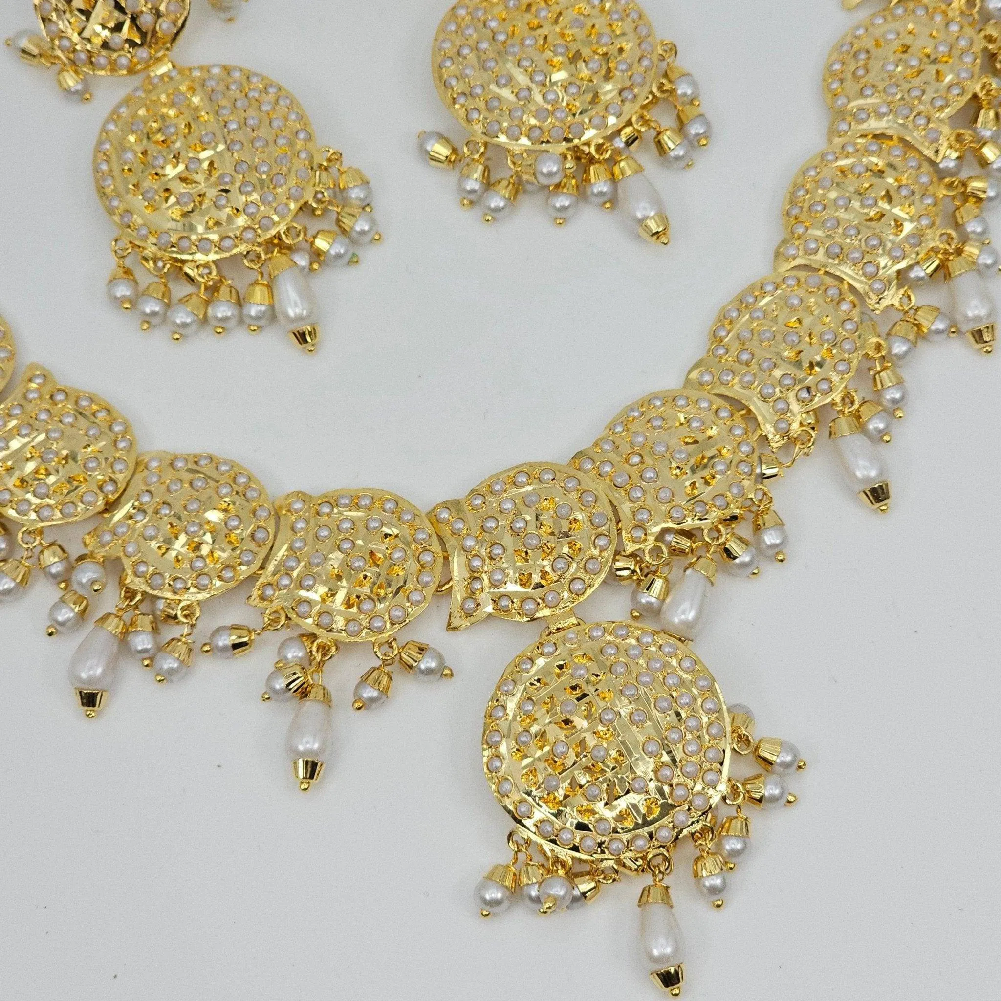 Anjum Premium Quality Jadau Nauratan Choker Set