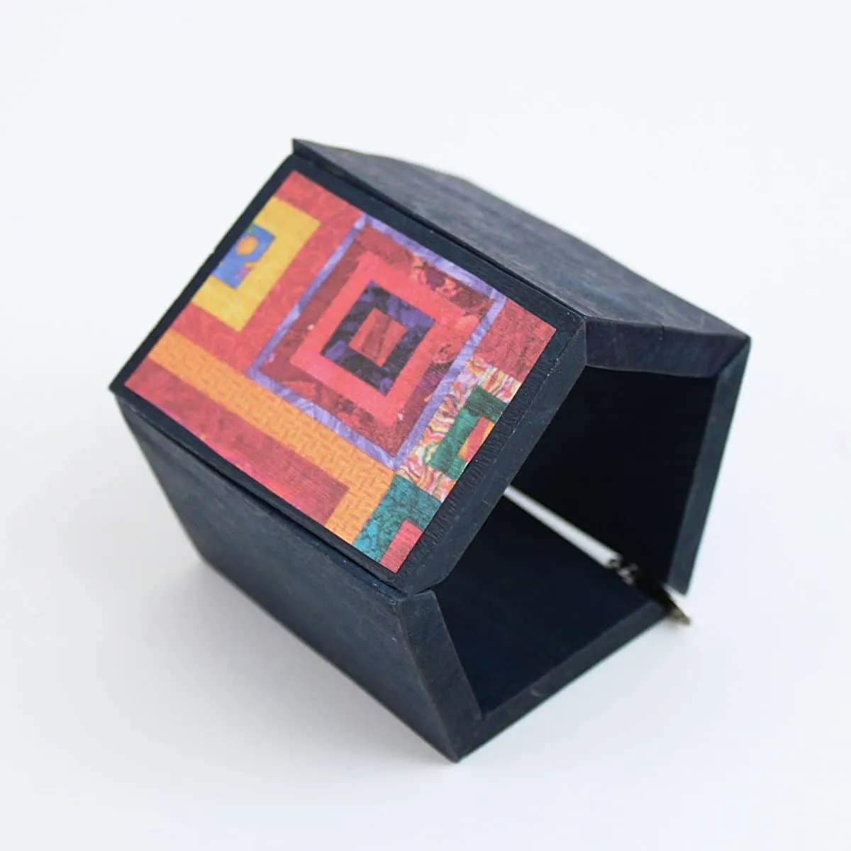 Artsy Wooden Penelope Bracelet Blue