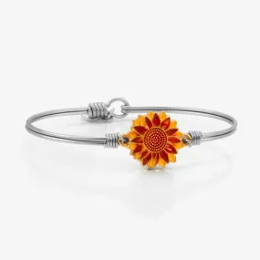 Autumn Sunflower Bangle Bracelet