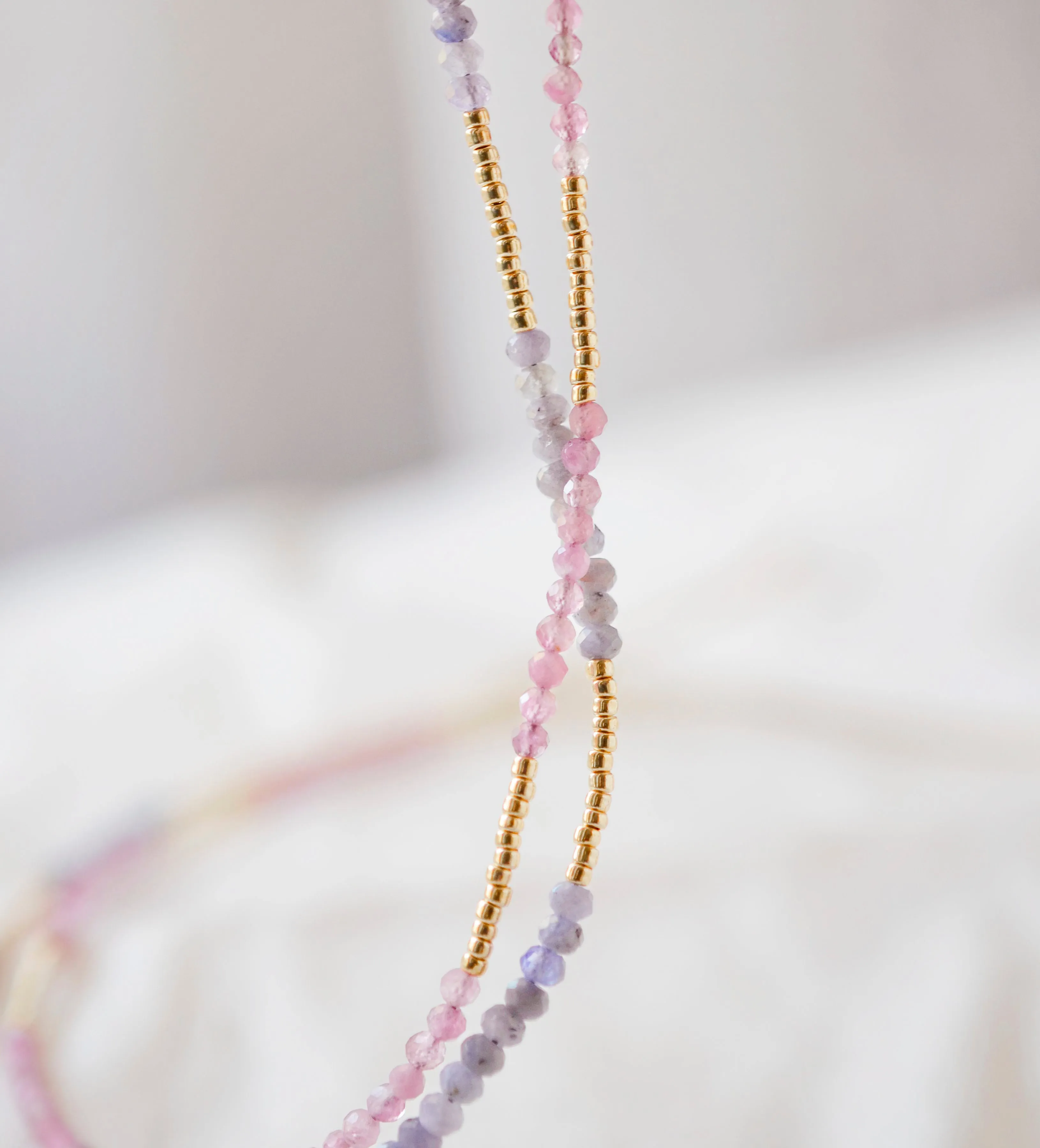 Beaded Gemstone Necklace