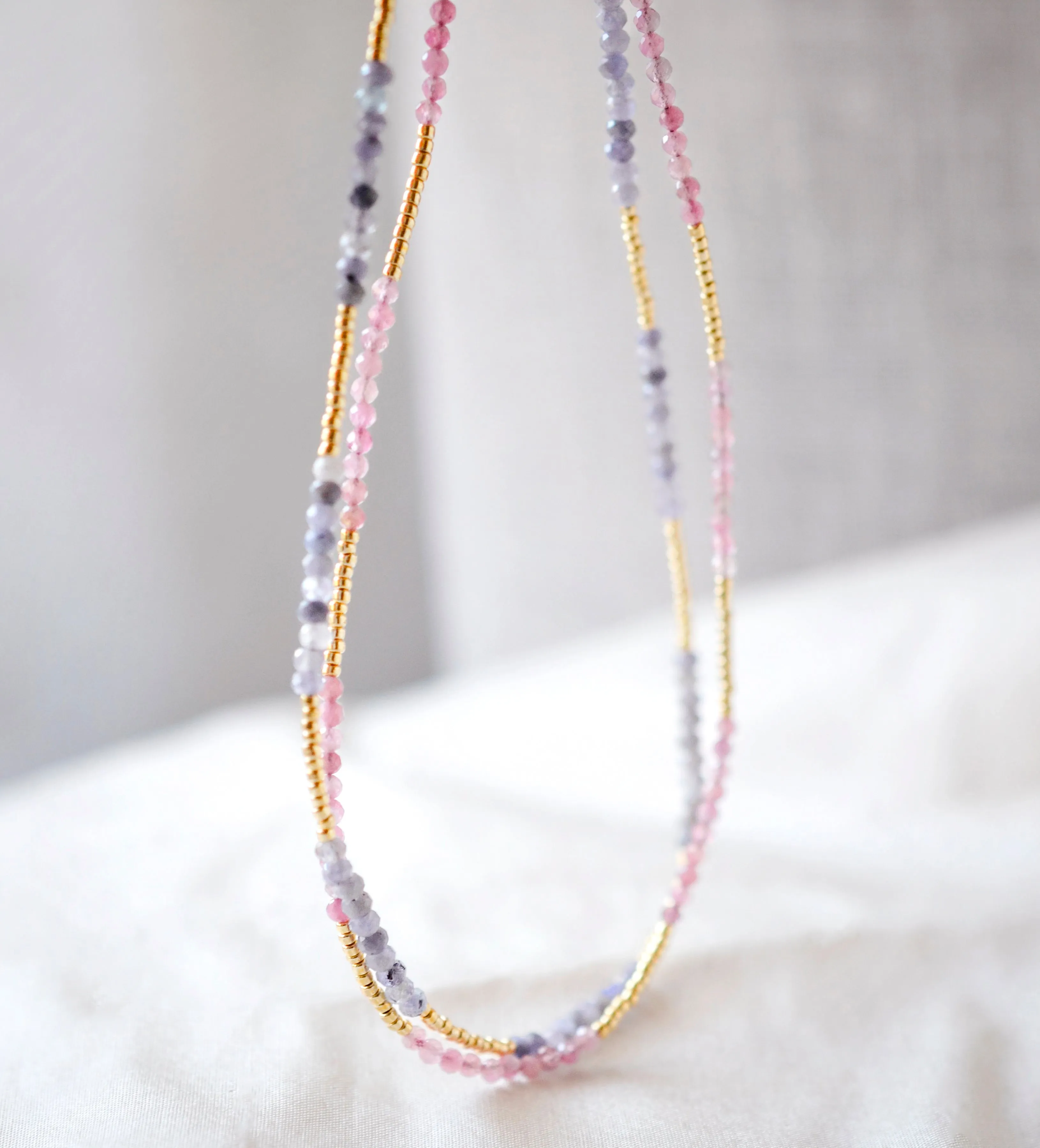 Beaded Gemstone Necklace