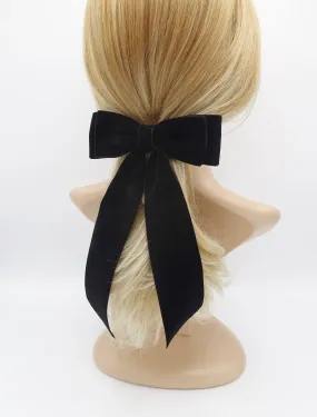 Black velvet hair bow, Naomi hair bow, practical hair bow, must-have hair bow for women