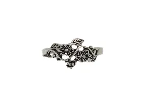 Blossom Toe Ring - Sterling Silver