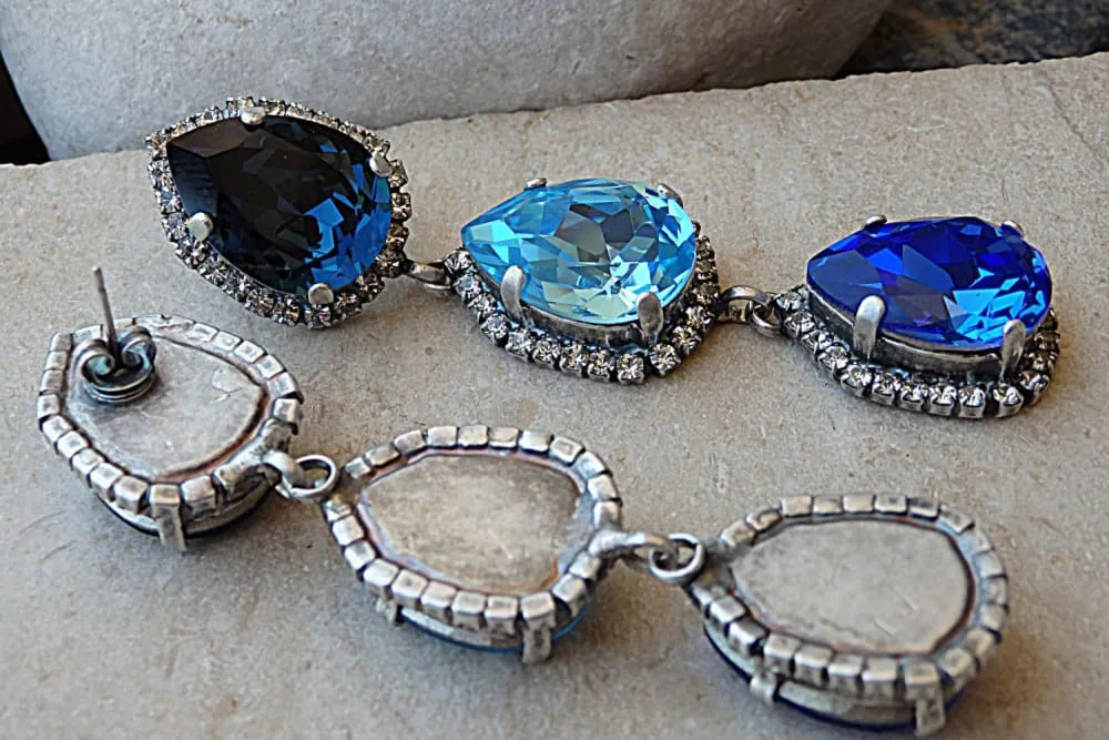 Blue Earrings