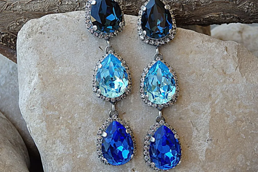 Blue Earrings