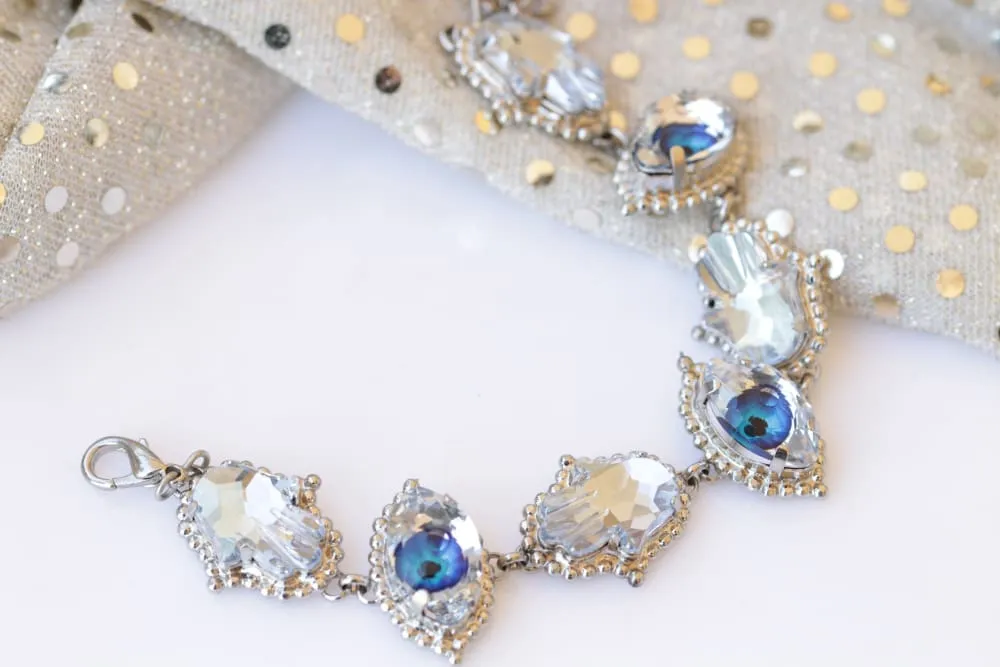 BLUE HAMSA BRACELET
