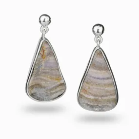 Botryoidal Agate Drop Earrings