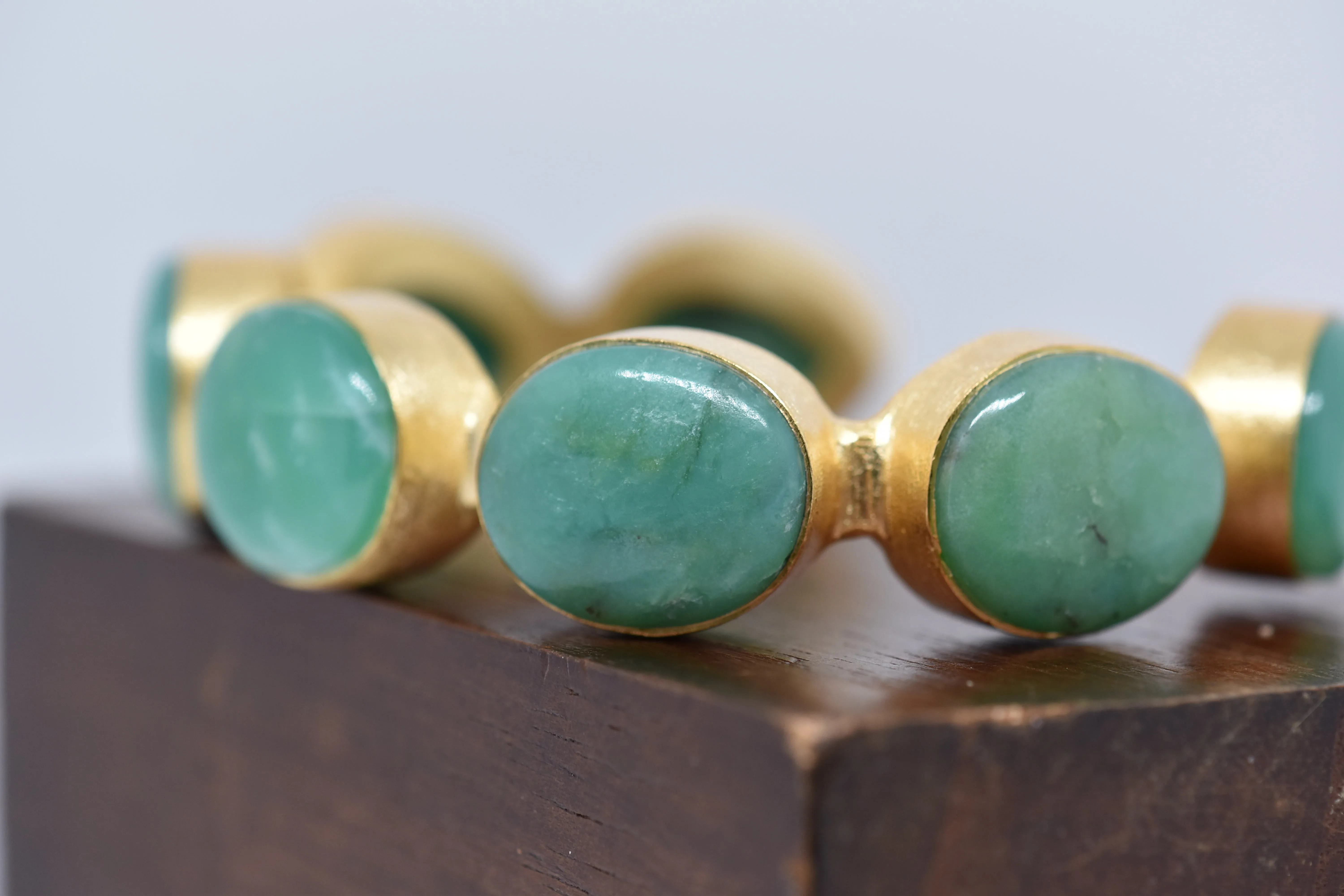 Bound Chrysophrase Bracelet
