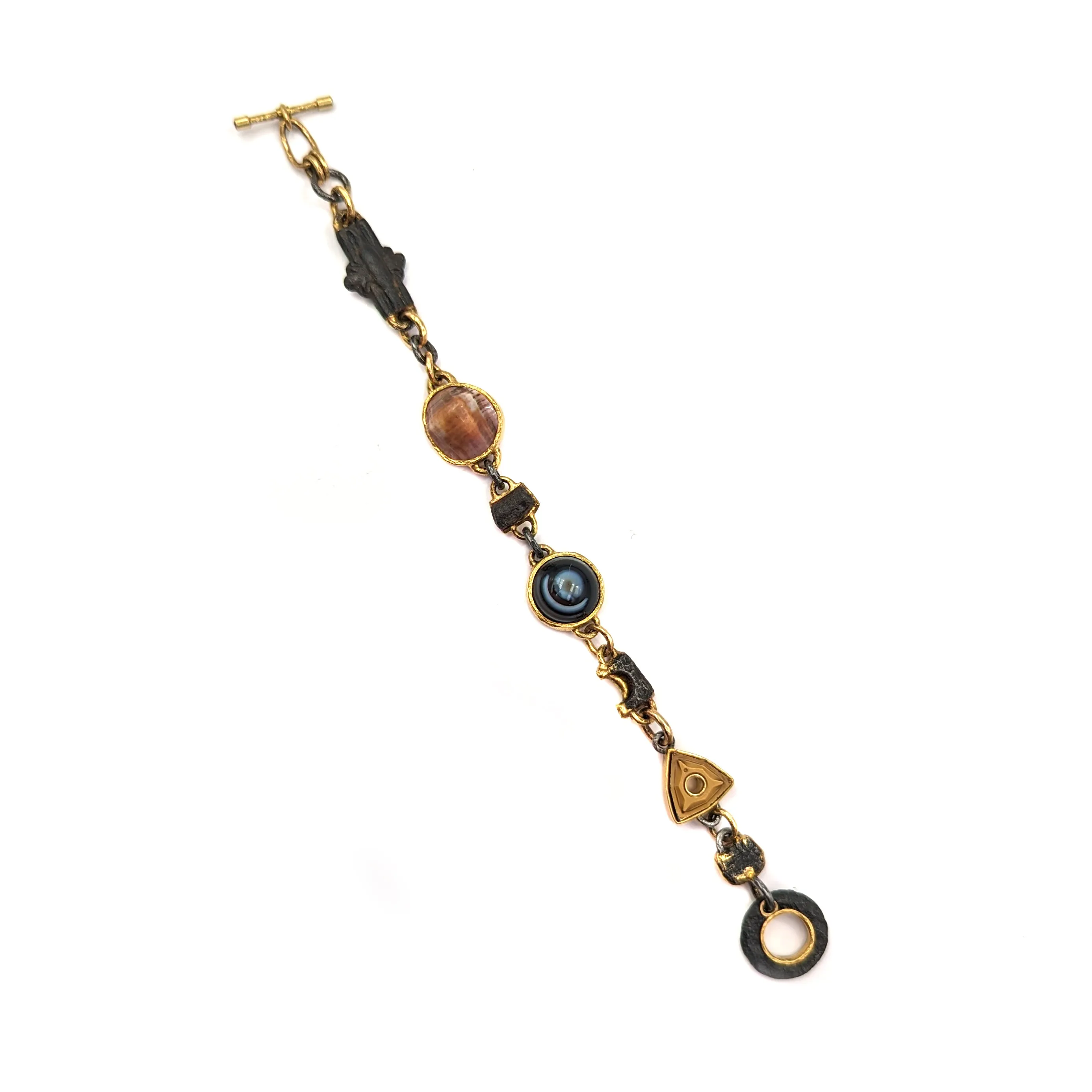 Bracelet with Ruby Toggle