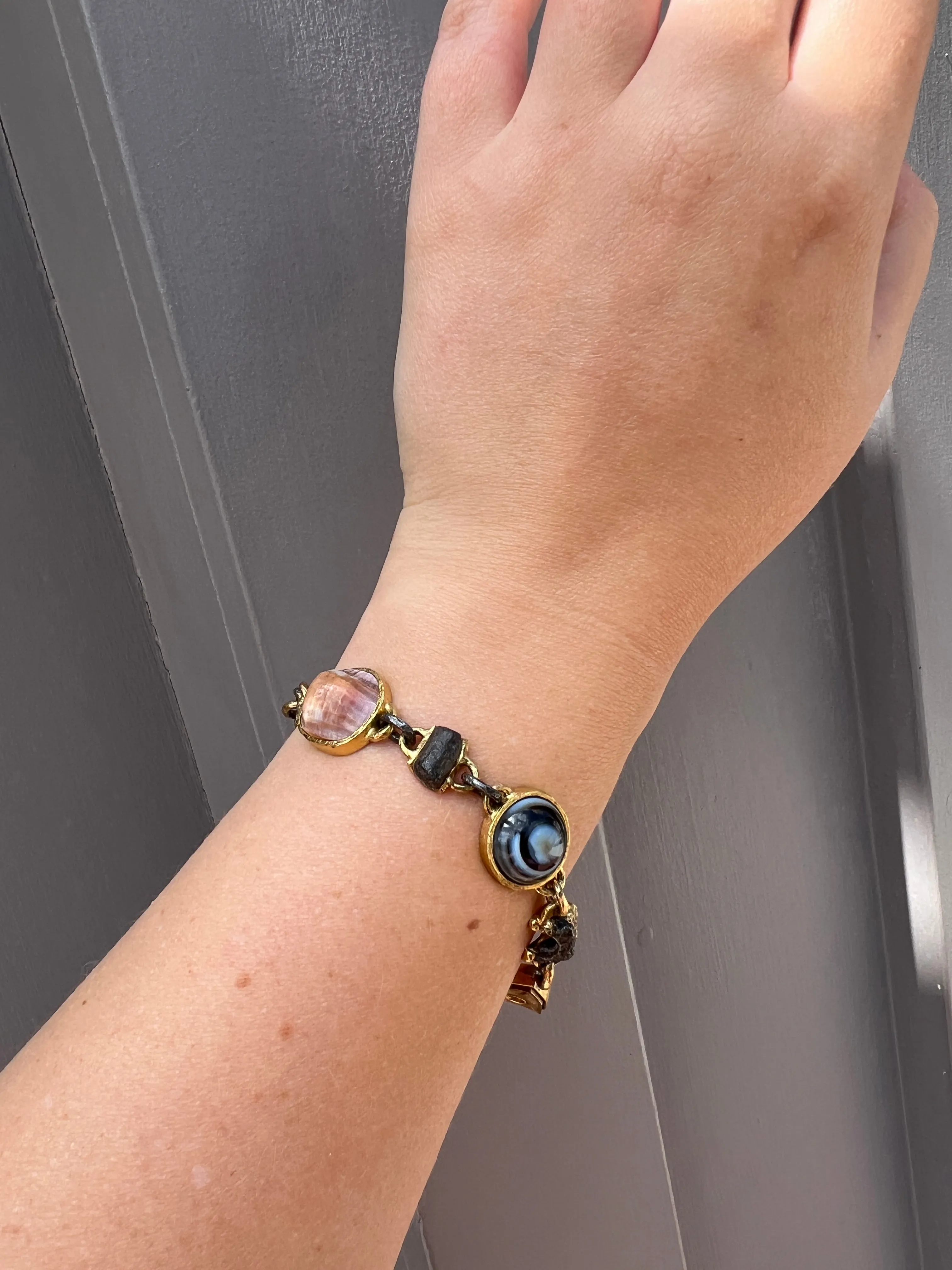 Bracelet with Ruby Toggle