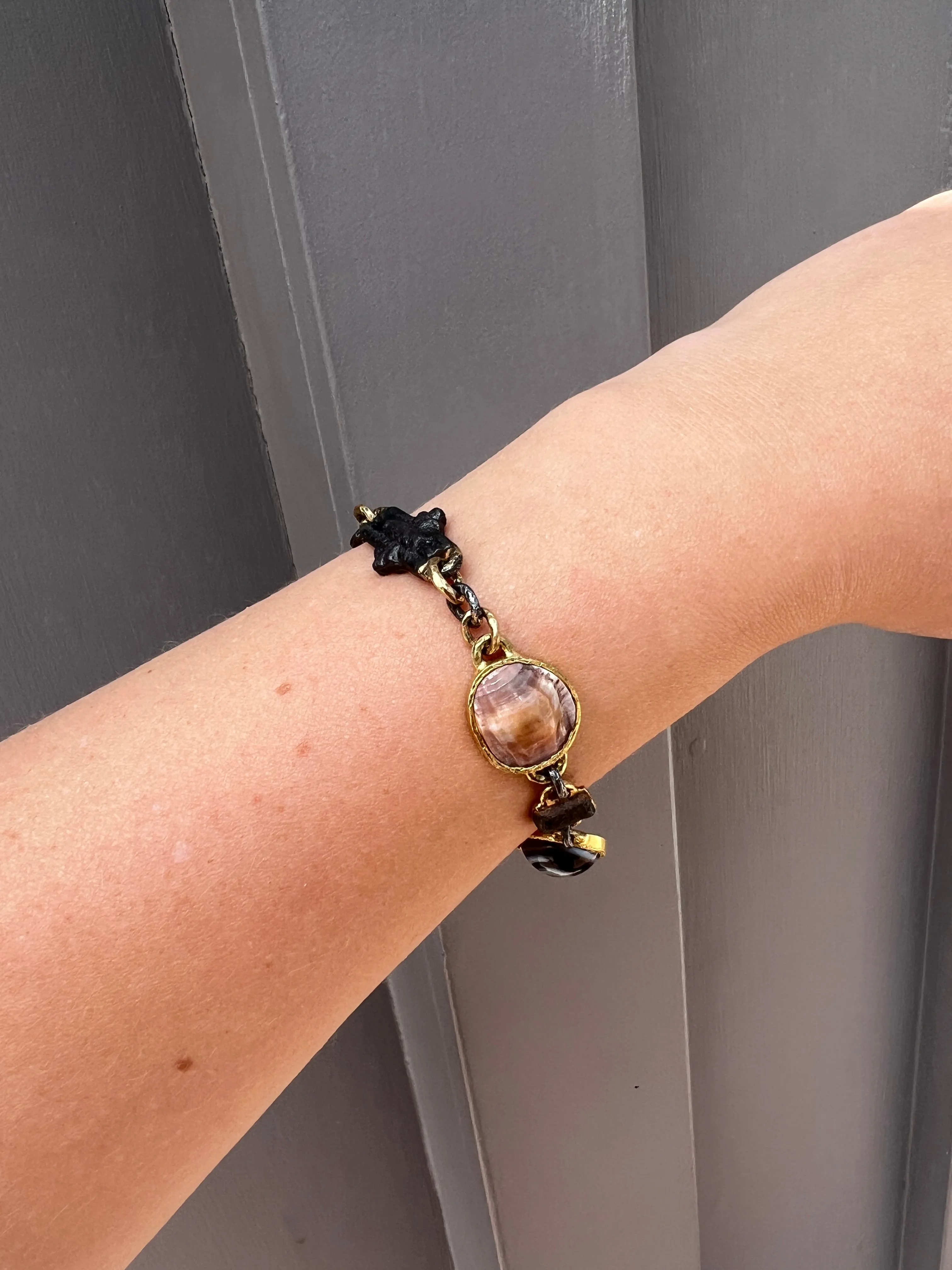 Bracelet with Ruby Toggle