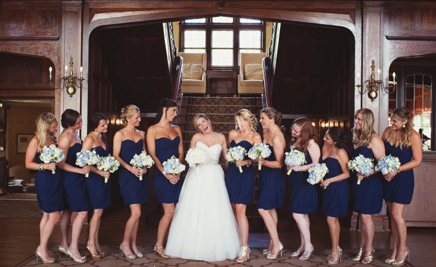 Bridesmaids Special - Set of Stone Embedded Necklaces