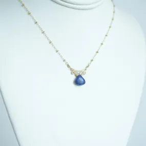 Camila - Lapis Lazuli, 14k Gold Filled Necklace