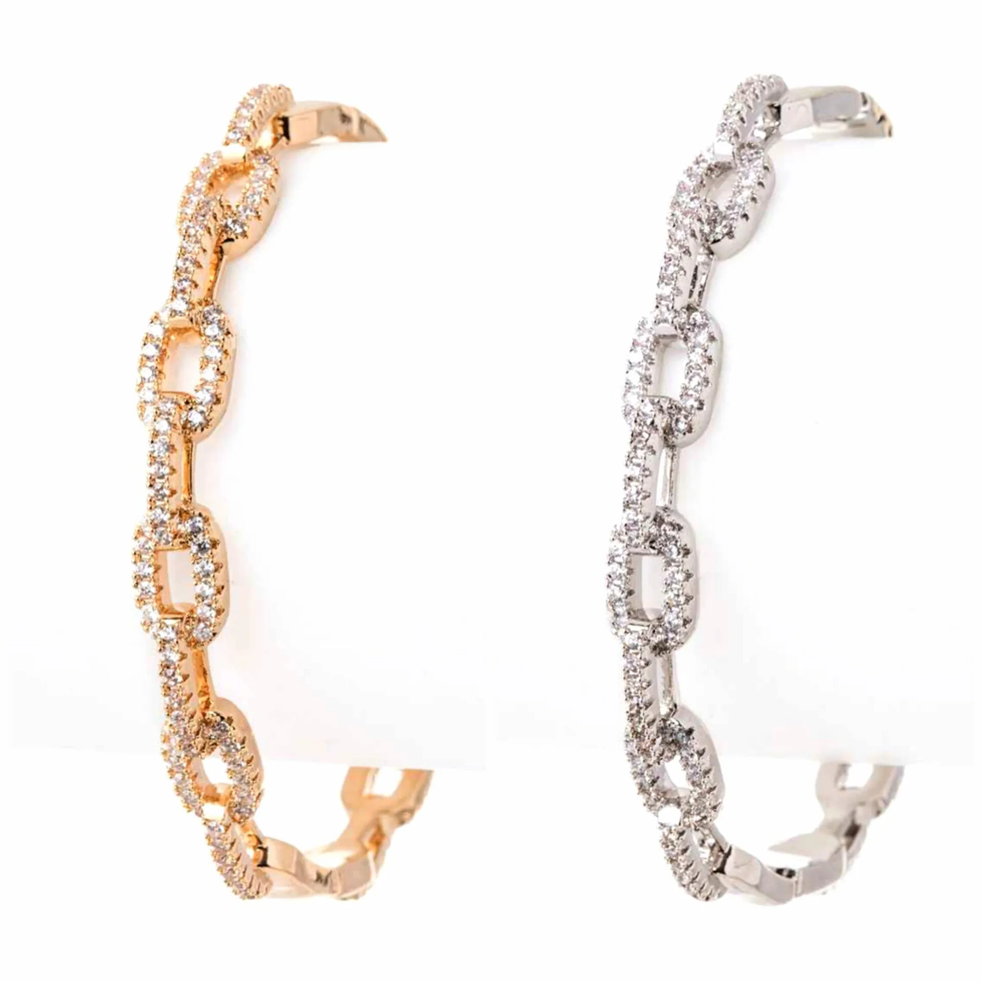 Chained Gold-Plated Bangle