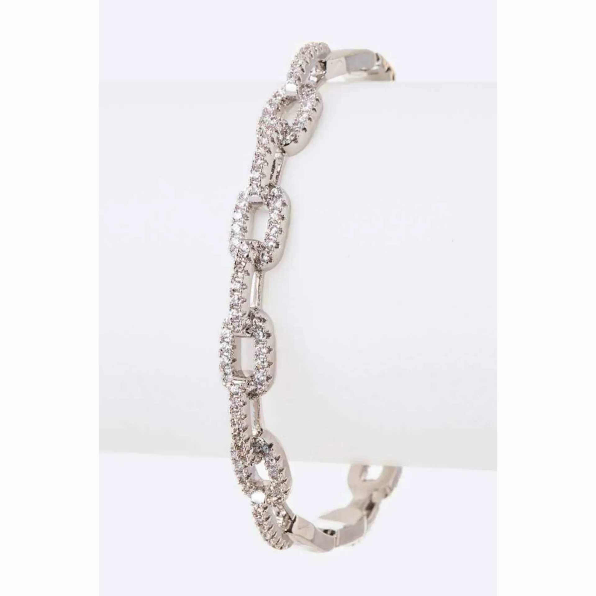 Chained Gold-Plated Bangle