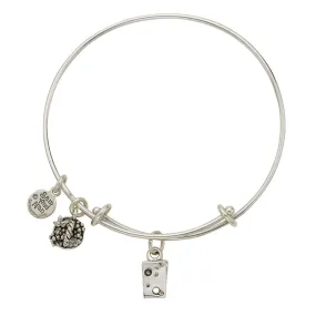 Cheese Wedge Charm Bangle Bracelet