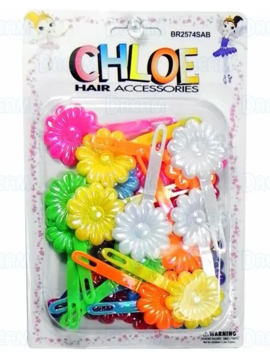 CHLOE BARRETTE #74 DAISY 24PC