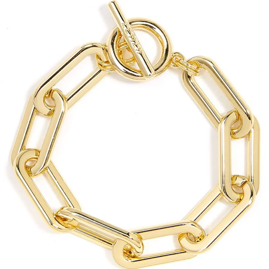 Classic Link Gold Toggle Bracelet