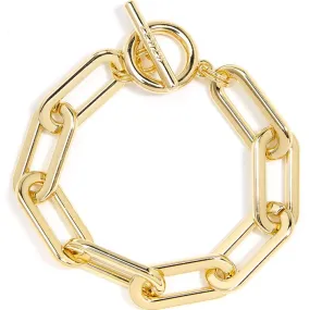 Classic Link Gold Toggle Bracelet