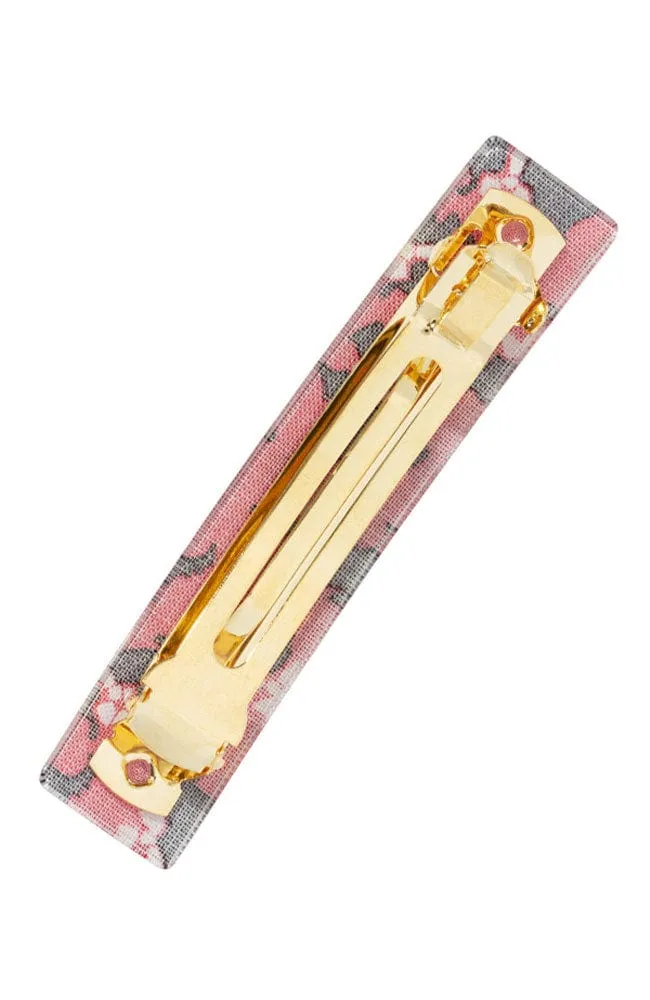 Classic Rectangle Barrette - Scottie Dog