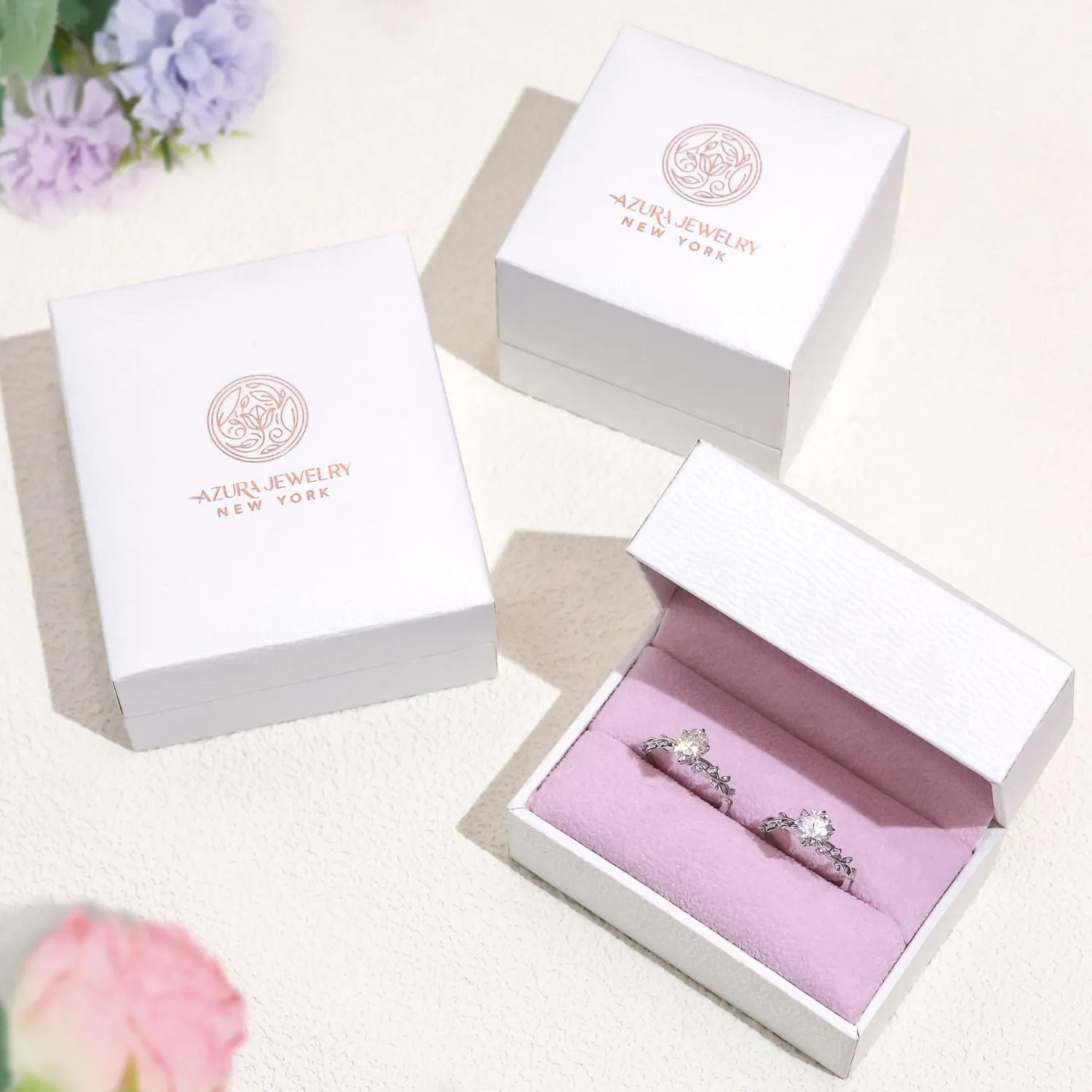 Clover Club Black Onyx Ring and Necklace Set