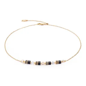Coeur De Lion Black Gold Necklace