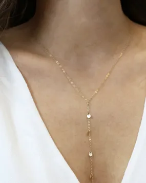 Disc Dangle Lariat