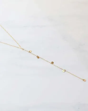 Disc Dangle Lariat