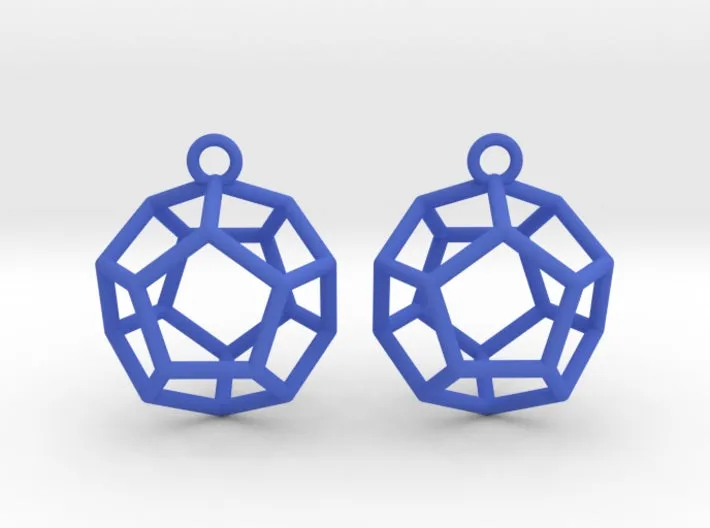 Dodecahedron Earrings (Nylon)