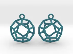 Dodecahedron Earrings (Nylon)