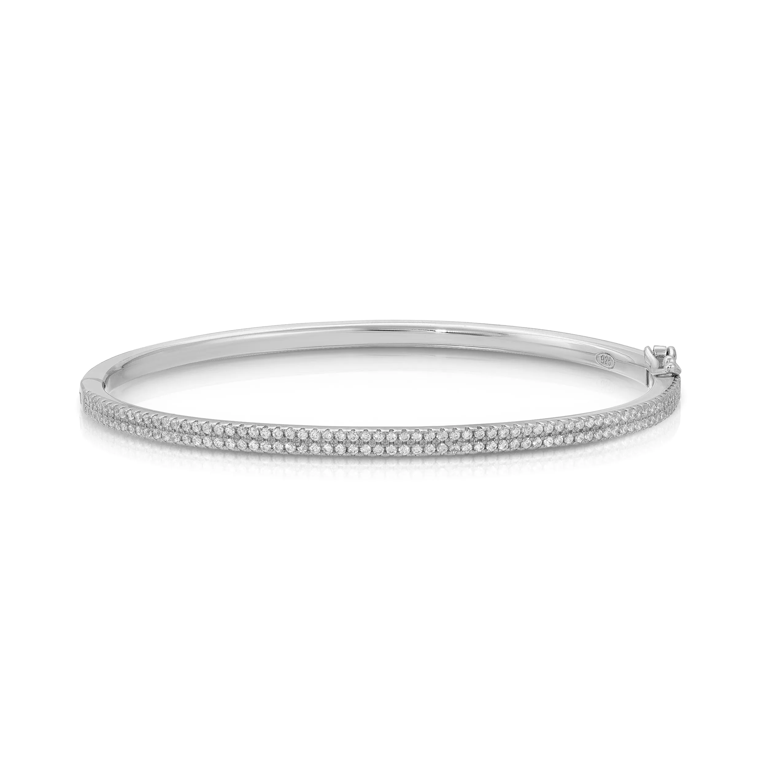 Double Row Micropave Bracelet