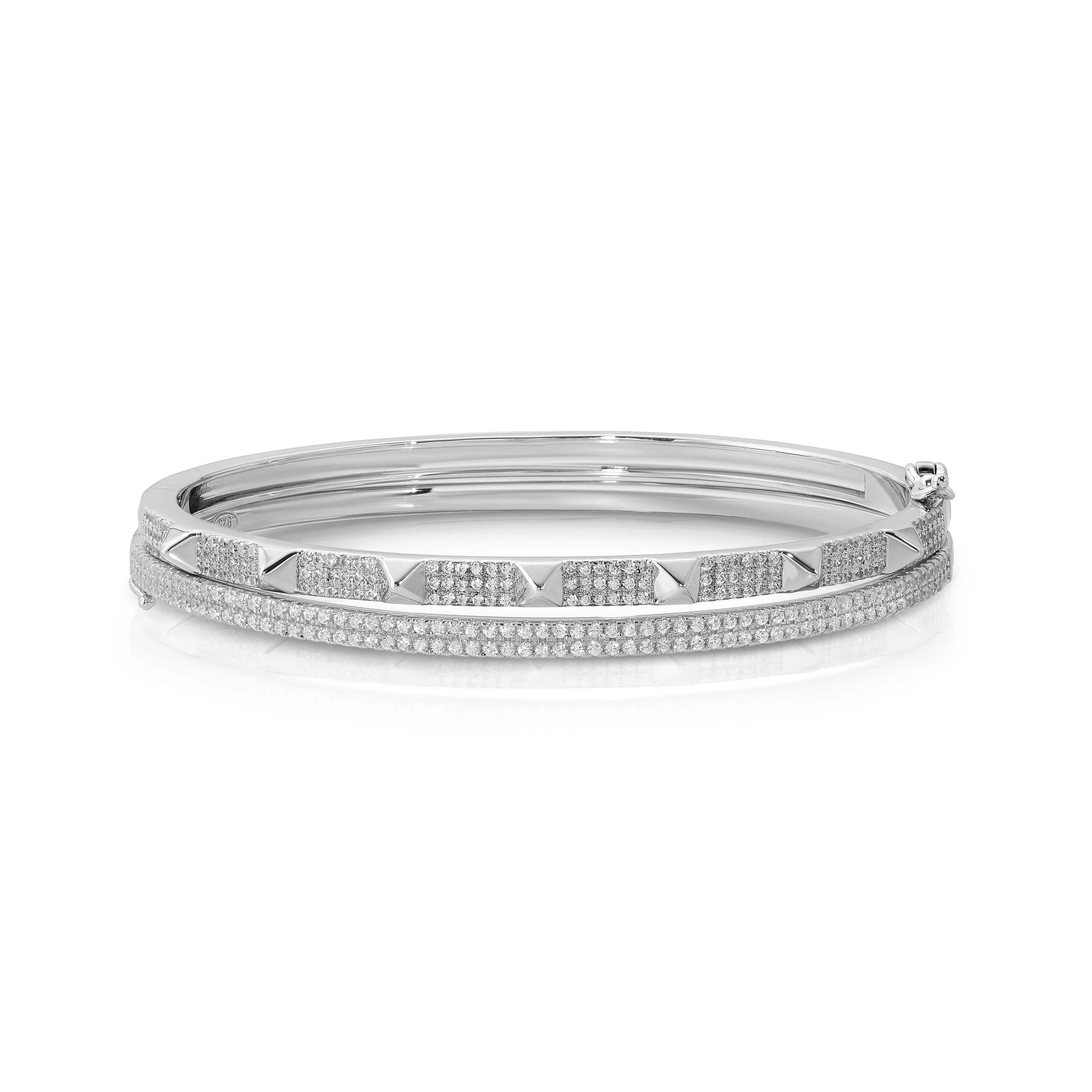 Double Row Micropave Bracelet