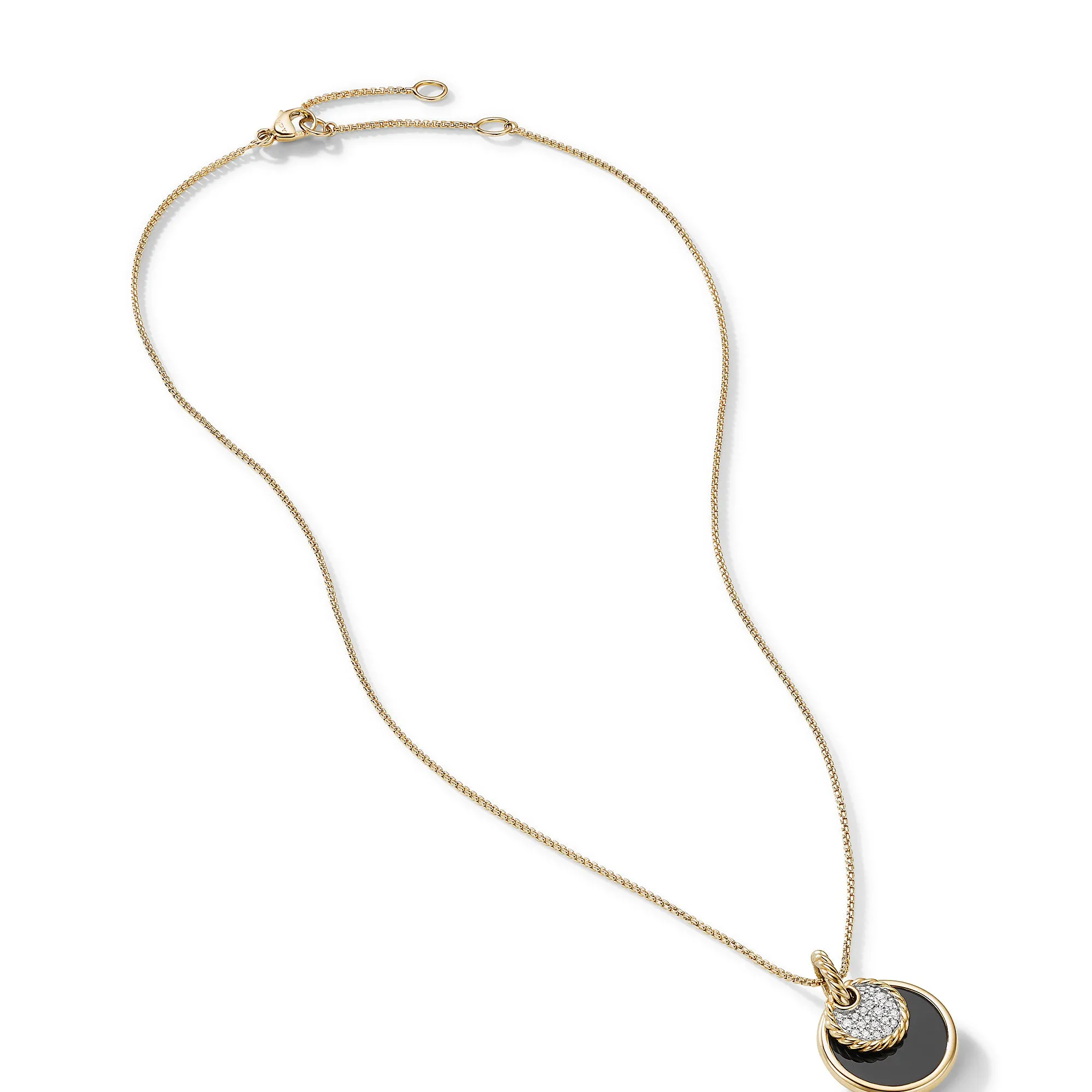 DY Elements® Small Pendant Necklace in 18K Yellow Gold