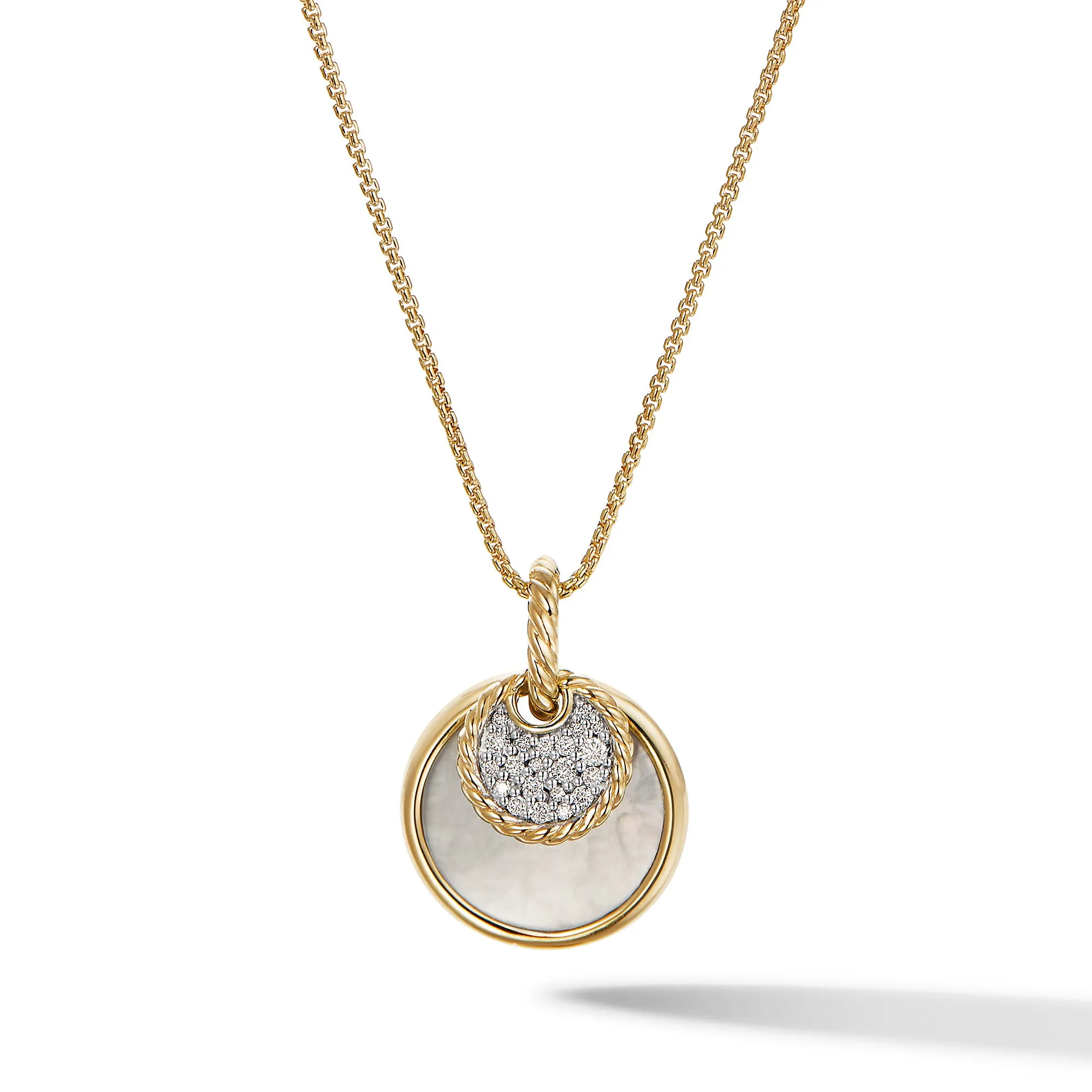 DY Elements® Small Pendant Necklace in 18K Yellow Gold