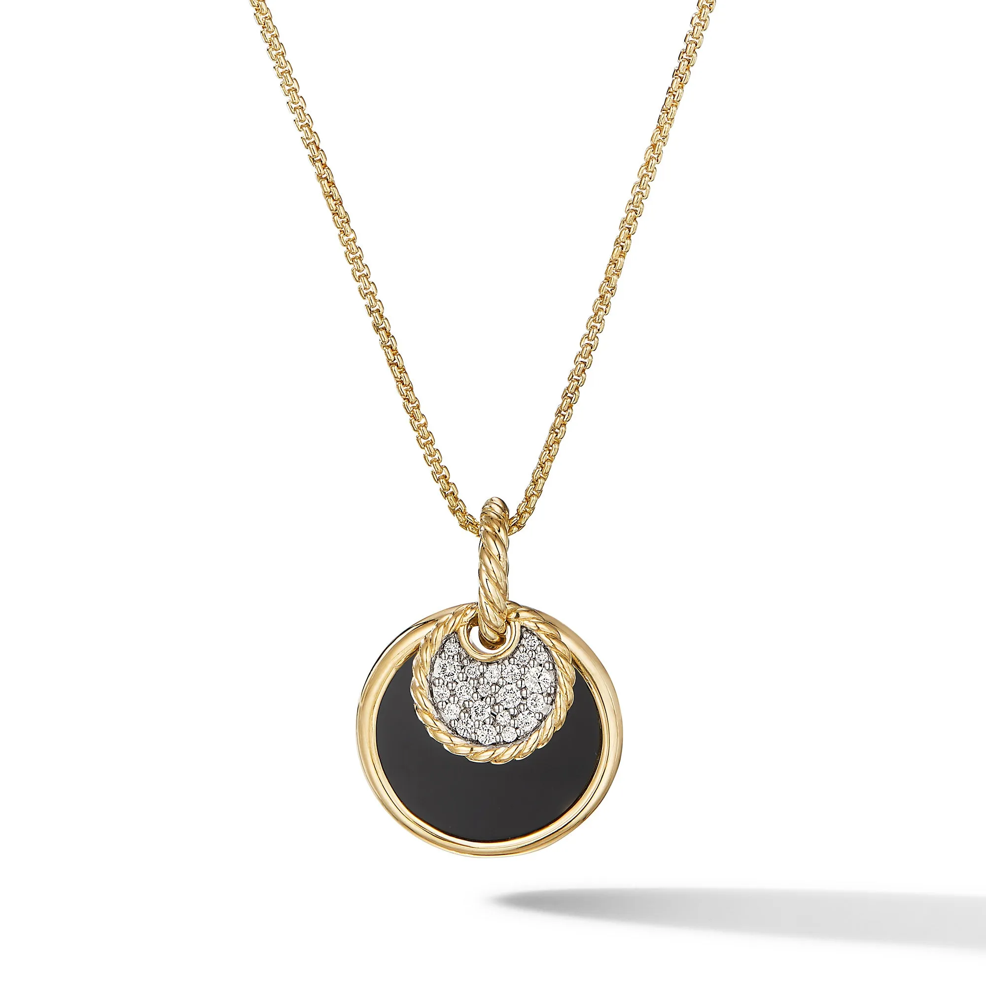 DY Elements® Small Pendant Necklace in 18K Yellow Gold