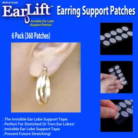 Earlift Earring Support Patches - 6 Pack (360 patches)